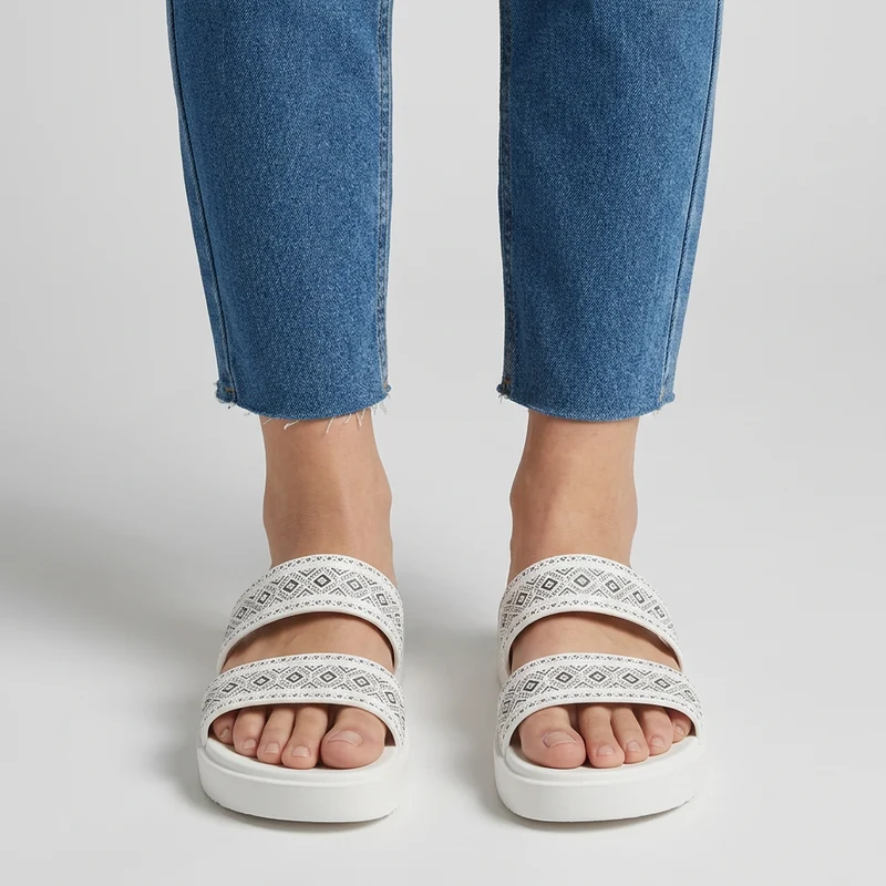 Jhedda | Lässige Doppelriemen-Sandalen mit Komfortsohle