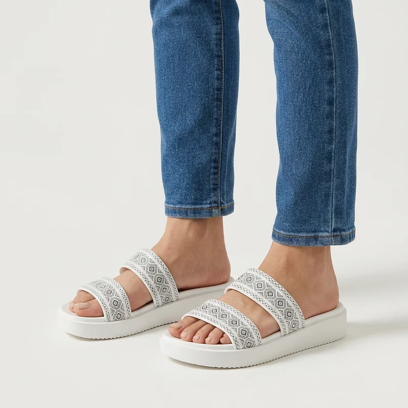 Jhedda | Lässige Doppelriemen-Sandalen mit Komfortsohle