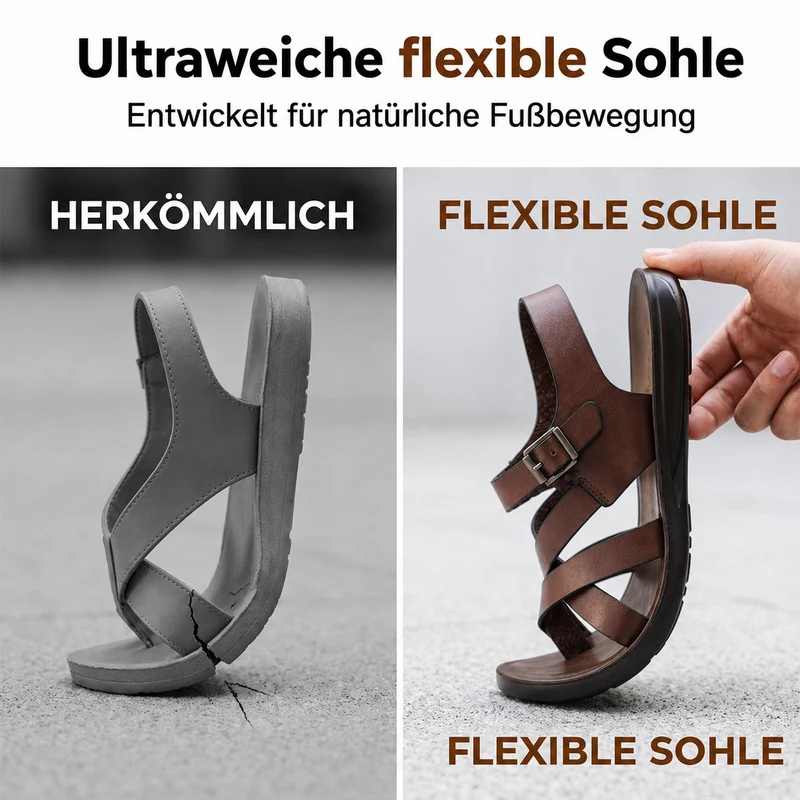 Henrick | Bequeme Herren-Sandalen für Alltag und Urlaub