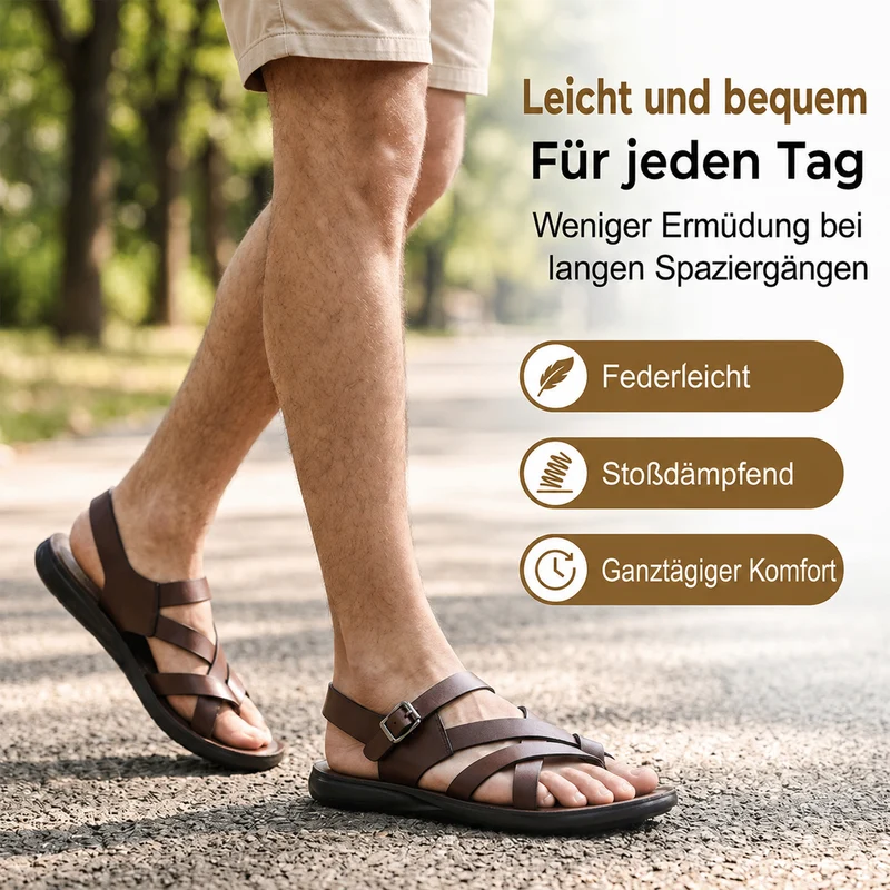 Henrick | Bequeme Herren-Sandalen für Alltag und Urlaub