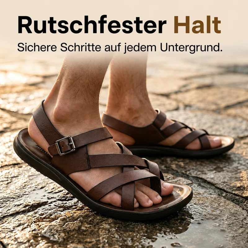 Henrick | Bequeme Herren-Sandalen für Alltag und Urlaub
