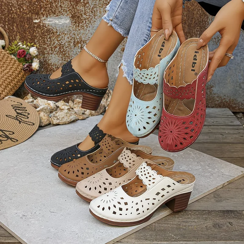 Lunavelle | Atmungsaktive Komfortsandalen mit femininem Look