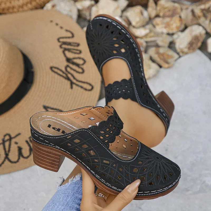 Lunavelle | Atmungsaktive Komfortsandalen mit femininem Look