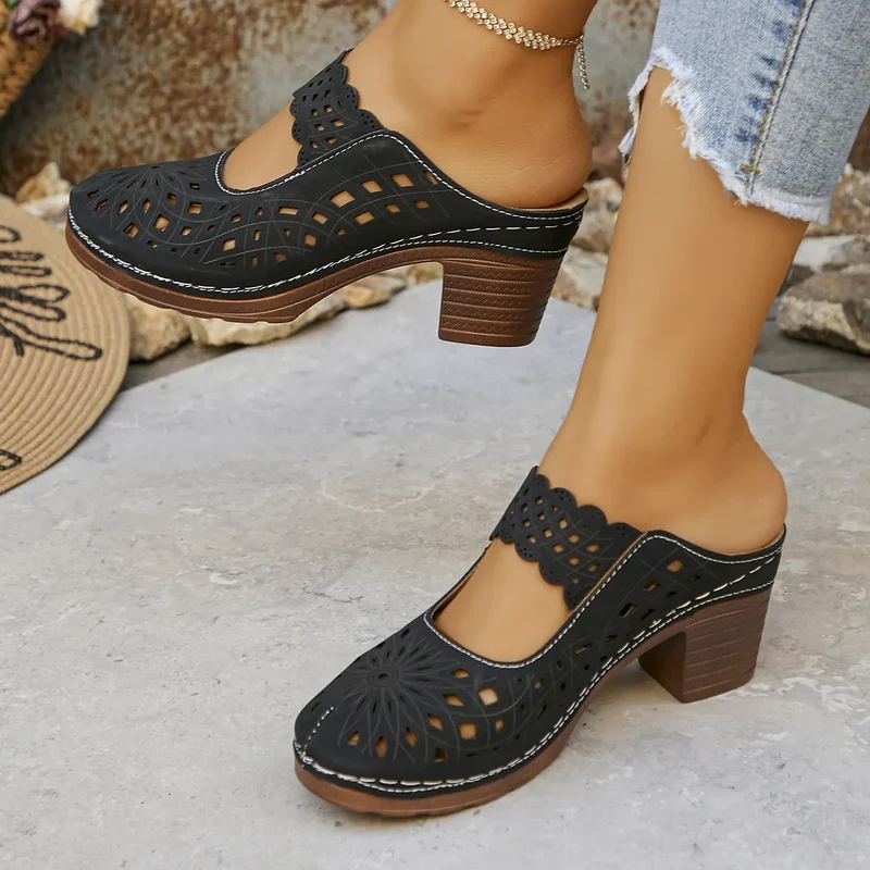 Lunavelle | Atmungsaktive Komfortsandalen mit femininem Look