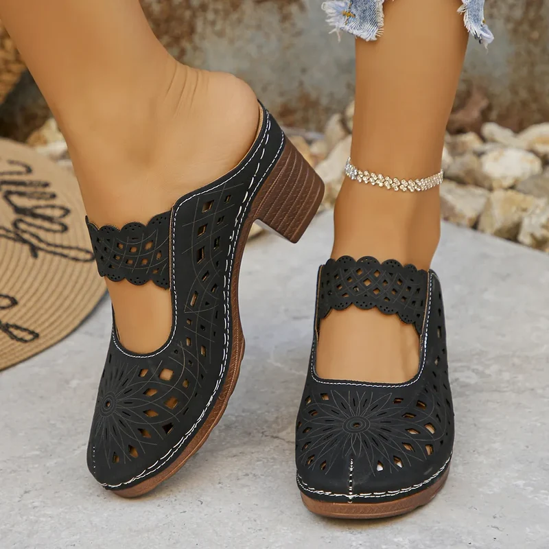 Lunavelle | Atmungsaktive Komfortsandalen mit femininem Look