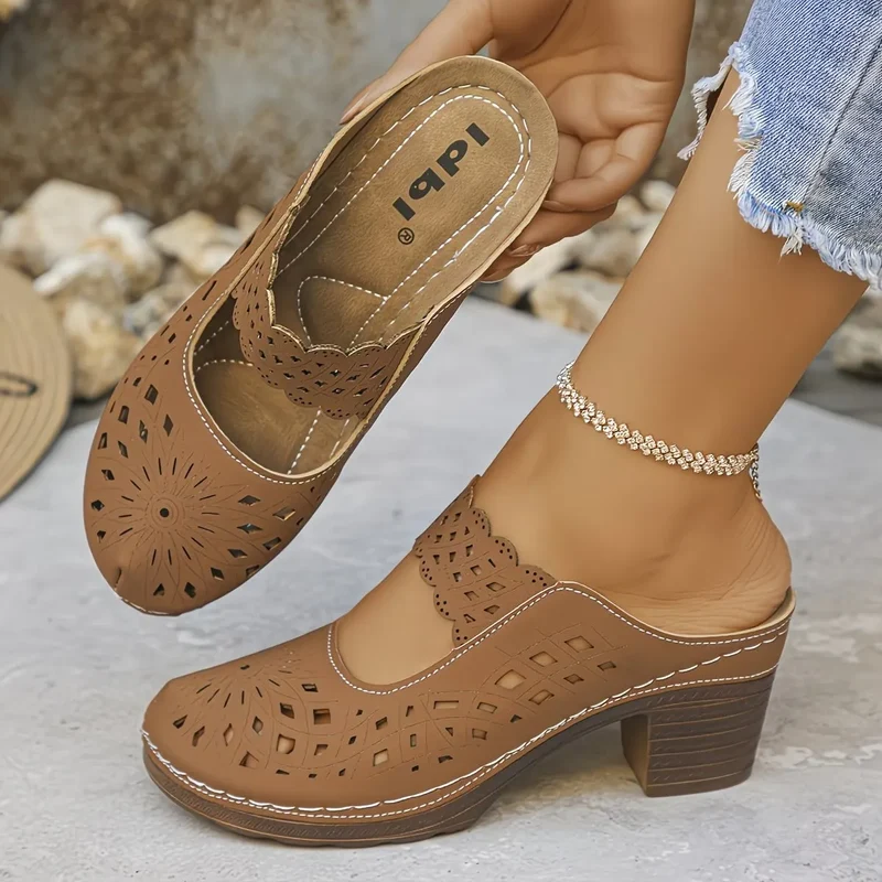 Lunavelle | Atmungsaktive Komfortsandalen mit femininem Look