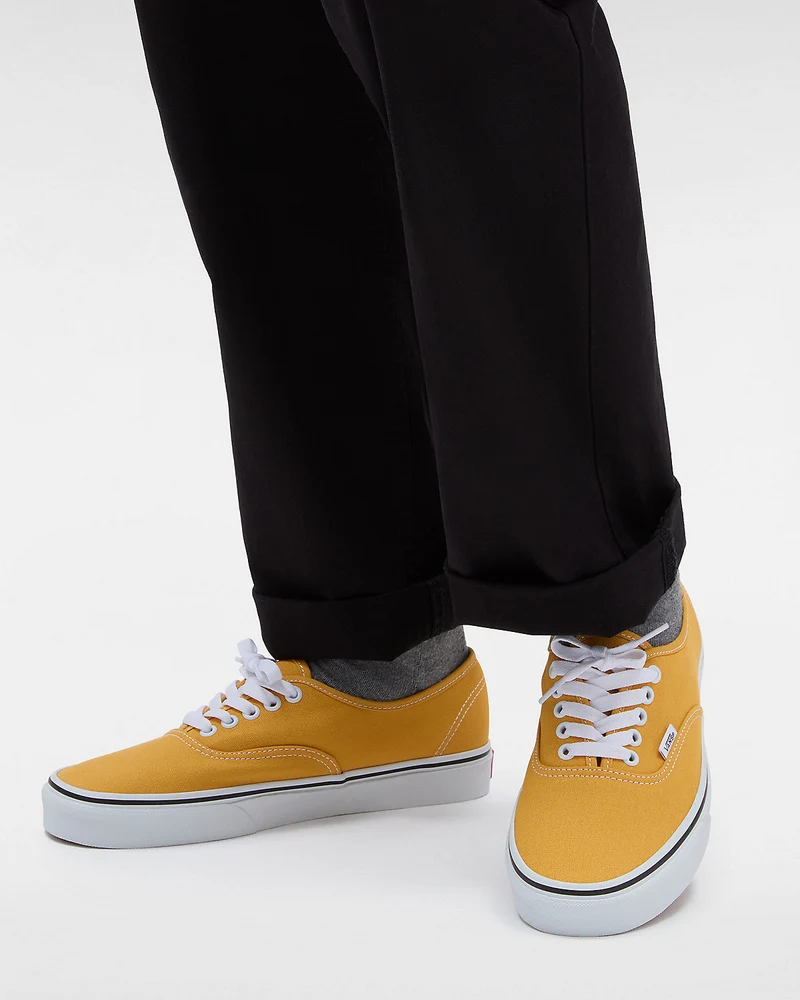 VANS Authentische Unisex-Sneaker von Color Theory – Golden Glow