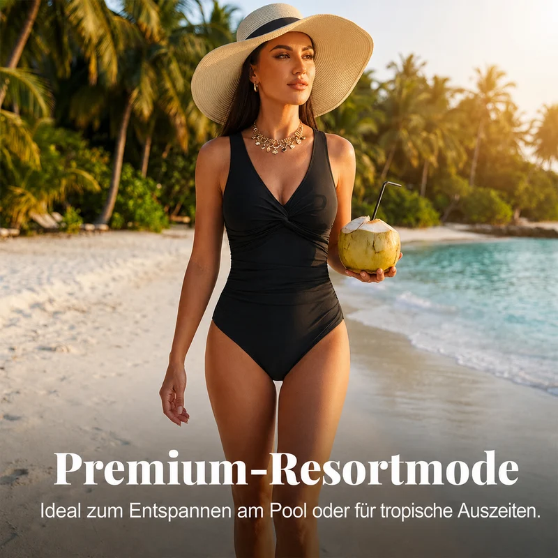 Zemrah | Formender Badeanzug mit geraffter Passform