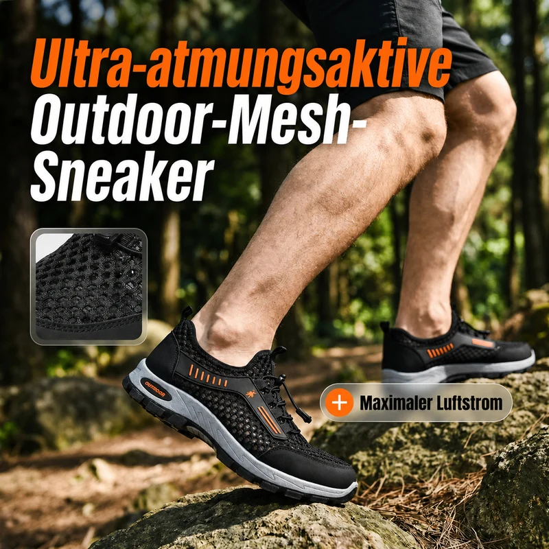 Allan | Atmungsaktive Herren-Sneaker mit griffiger Sohle