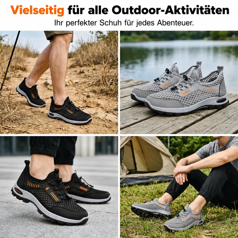 Allan | Atmungsaktive Herren-Sneaker mit griffiger Sohle