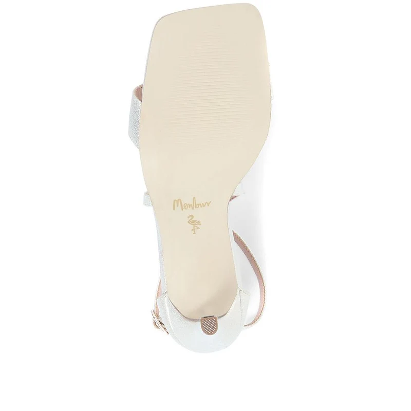 Square Toe Stilettos - MENBU36501 / 322 714 - Gold