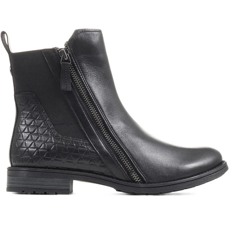Ronja Leather Chelsea Boots - BUG36515 / 322 889 - Black