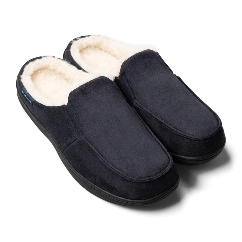 Padders Mens Slippers G Fit Side Stitched Washable - TOM