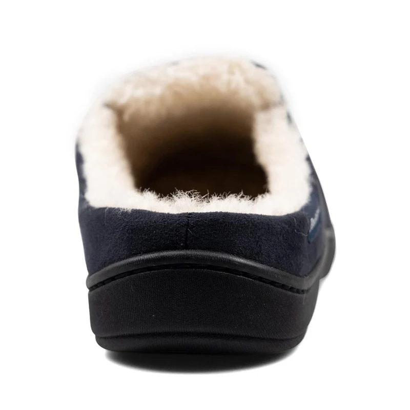 Padders Mens Slippers G Fit Side Stitched Washable - TOM - Tom / null - Navy Combi