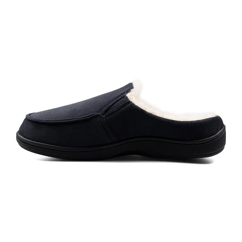 Padders Mens Slippers G Fit Side Stitched Washable - TOM - Tom / null - Navy Combi