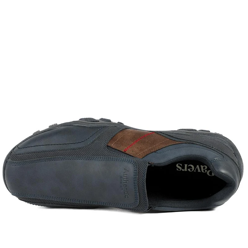 Wide Fit Cushioned Slip On Shoes - VSHI43005 / 329 038 - Navy