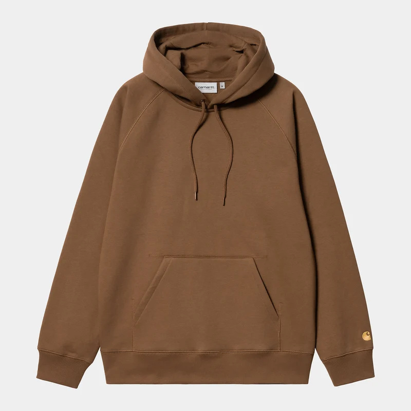 Carhartt WIP Herren Chase Sweat Hoodie – Tamarind