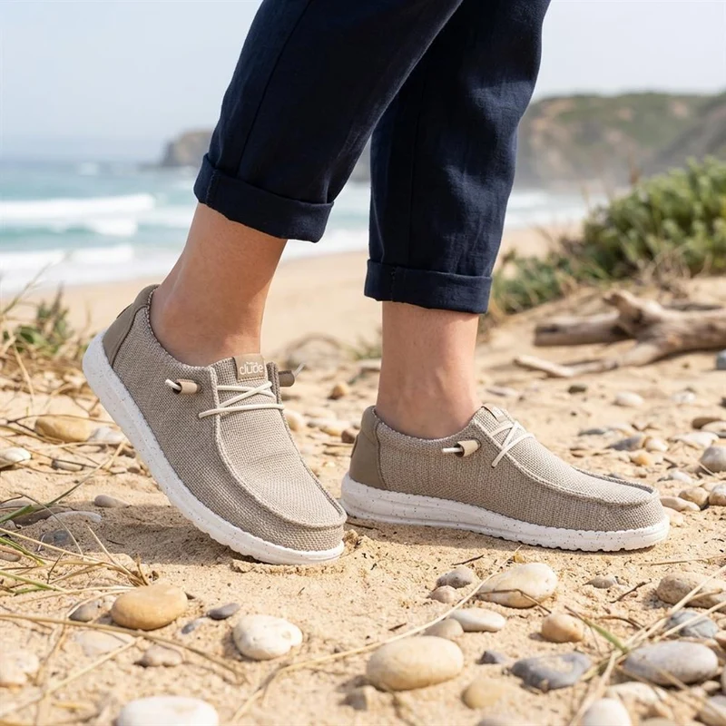 HeyDude Wendy Stretch Mesh Shoes - GARD43505 / 329 358 - Beige