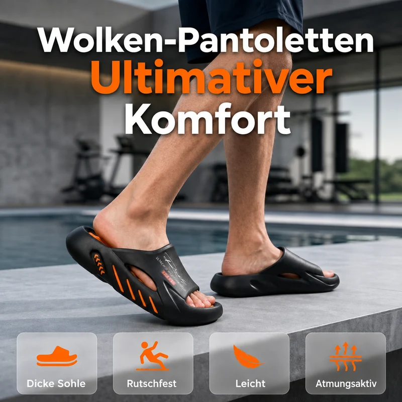 Roliano | Komfort-Sandalen mit stoßdämpfender Sohle