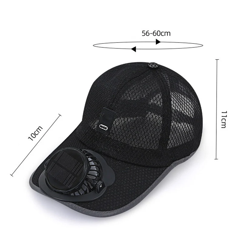 Barello | Sonnenkappe mit Akku-Lüfter und UV-Schutz
