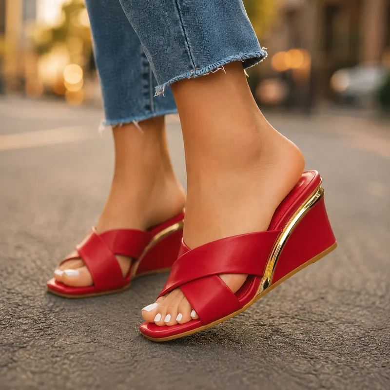 Mondella | Schicke Damen-Sandalen mit Reptil-Print