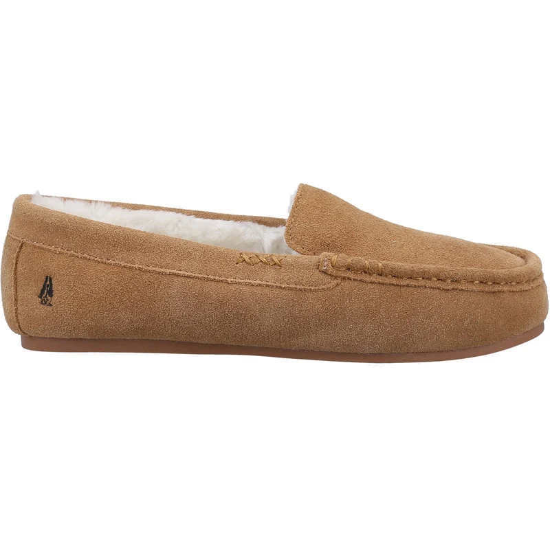 Hush Puppies Damen Annie Mocassin Slipper – Hellbraun
