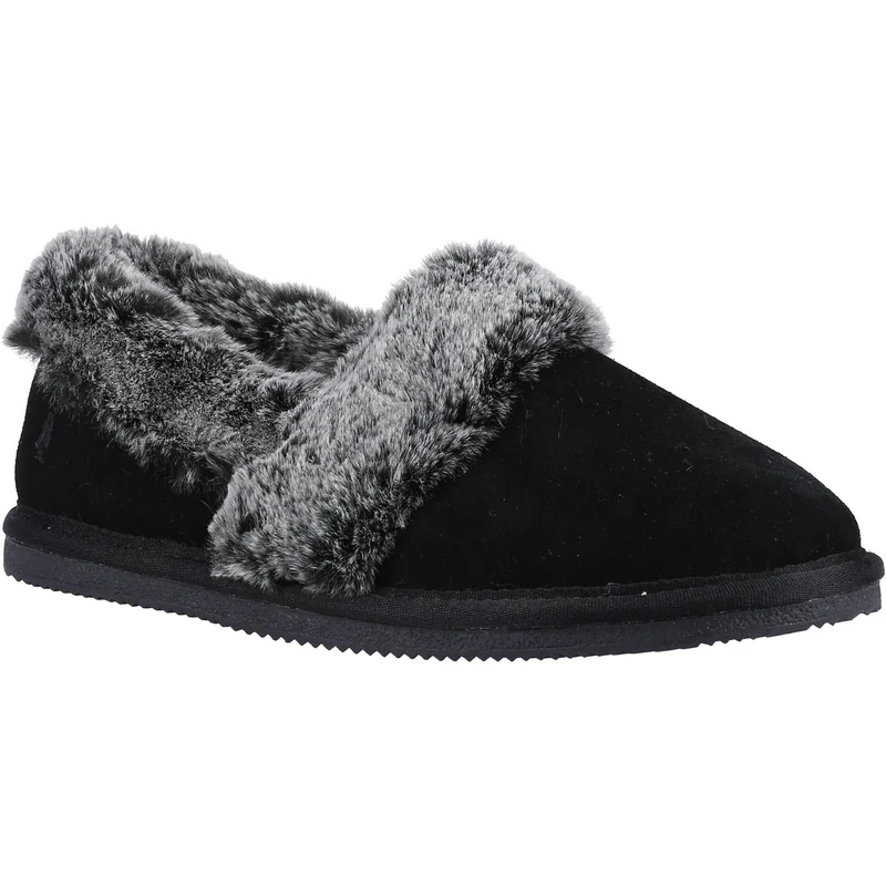 Hush Puppies Damen-Hausschuhe Ariel | Schwarz