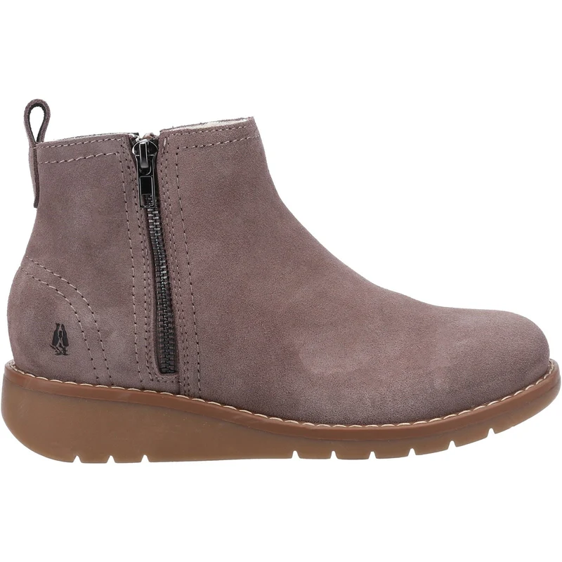 Hush Puppies Damenstiefelette Libby aus Wildleder - Taupe