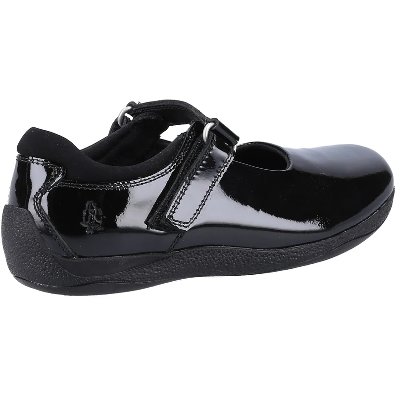 Hush Puppies Schulschuhe Marcie aus Lackleder für Mädchen – Schwarz