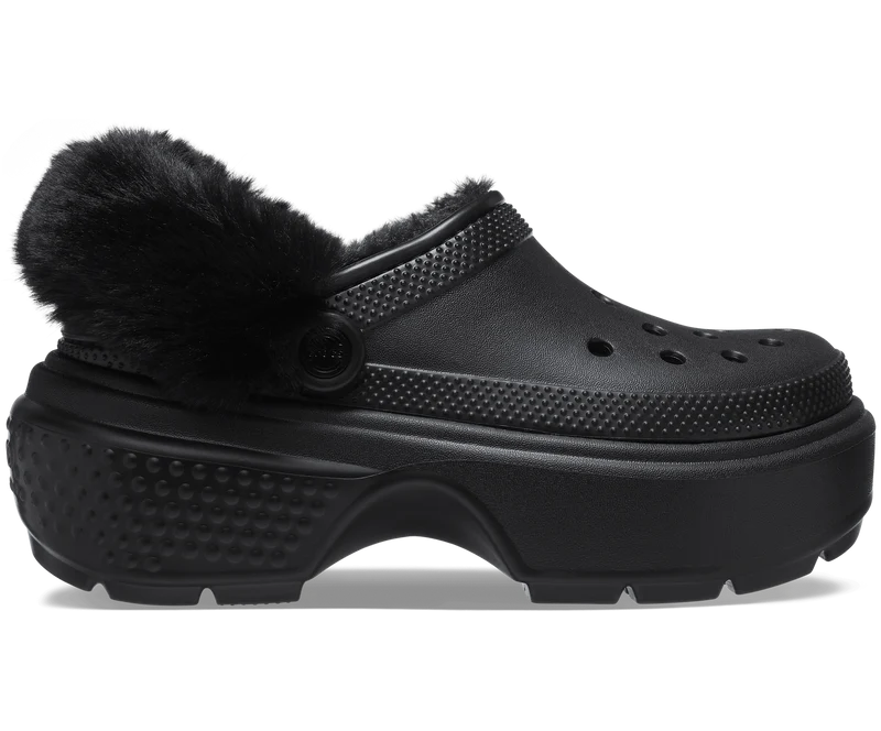 Crocs Unisex Classic Stomp Lined Clog - Schwarz
