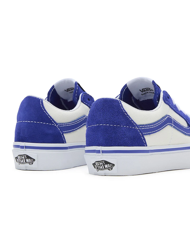 VANS Sk8-Low-Turnschuhe für Kinder – Blau / Marshmallow