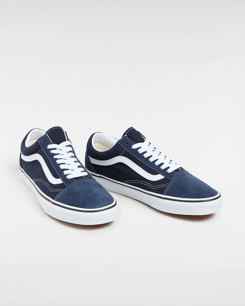 VANS Unisex-Old-Skool-Turnschuhe – Marineblau/Weiß