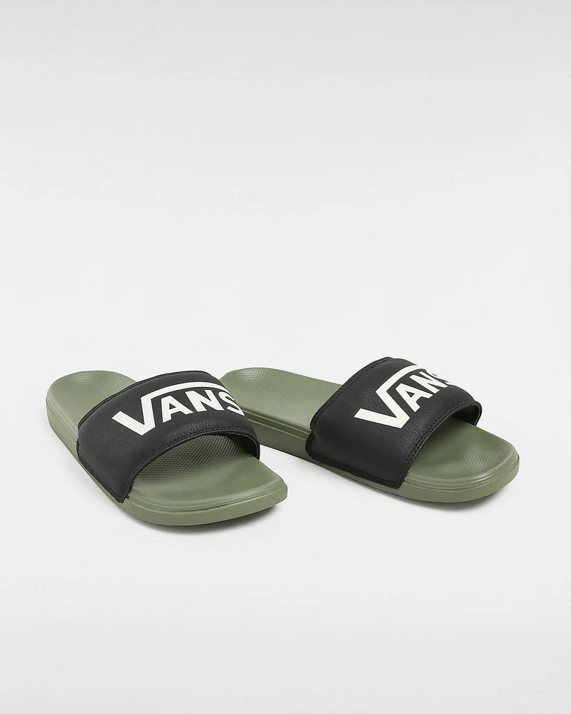 VANS Unisex La Costa Slide – Schwarz / Olivine