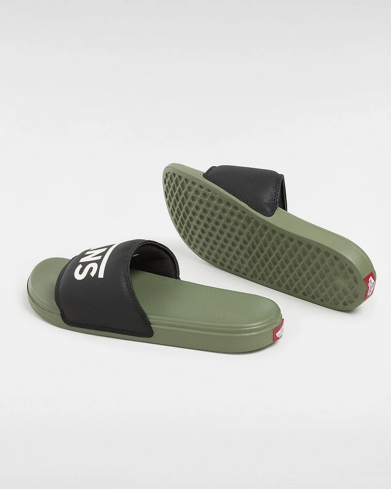 VANS Unisex La Costa Slide – Schwarz / Olivine