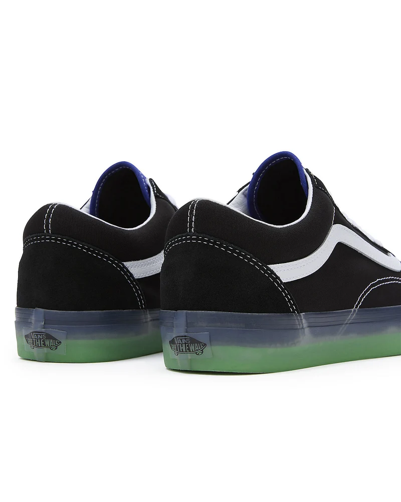 VANS Unisex-Sneaker Old Skool – Durchscheinendes Schwarz/Blau