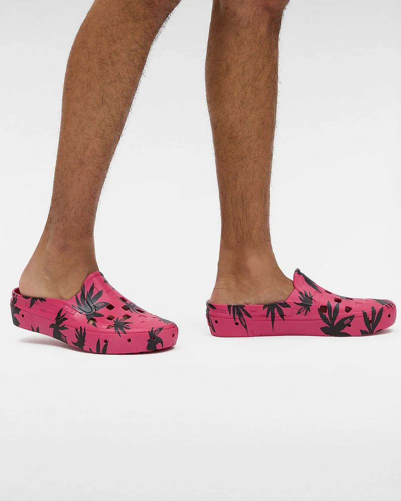 VANS Unisex TRK Surf Essential Slip-On-Mule – Palm Pink Glow