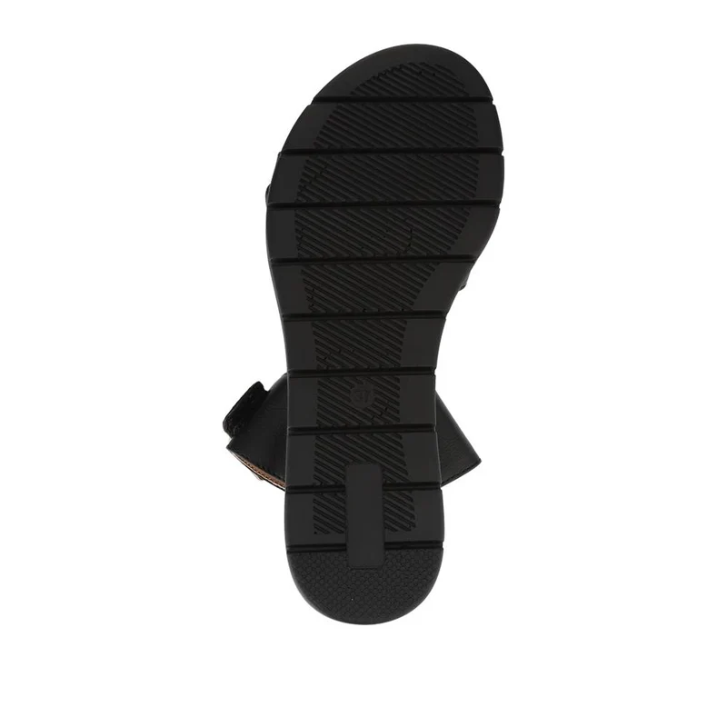 Dual-Buckled Mule Sandals - WOIL41018 / 327 182 - Black