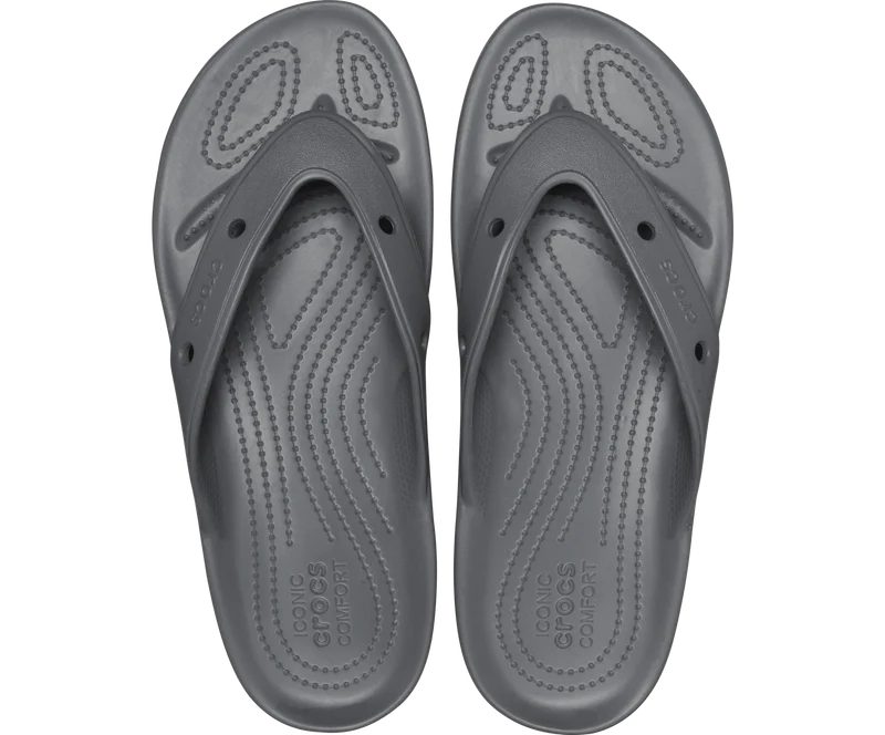 Crocs Unisex-All-Terrain-Flip-Flop – Schiefergrau