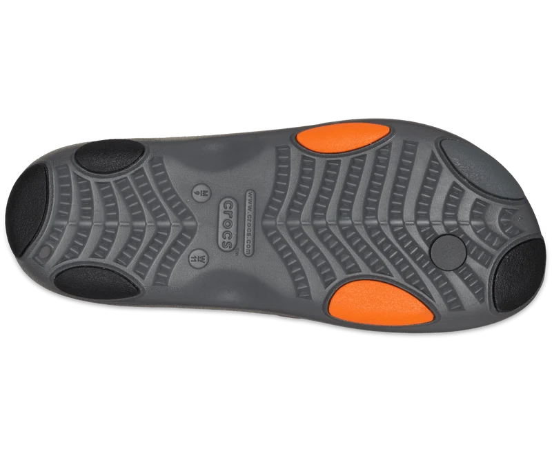 Crocs Unisex-All-Terrain-Flip-Flop – Schiefergrau