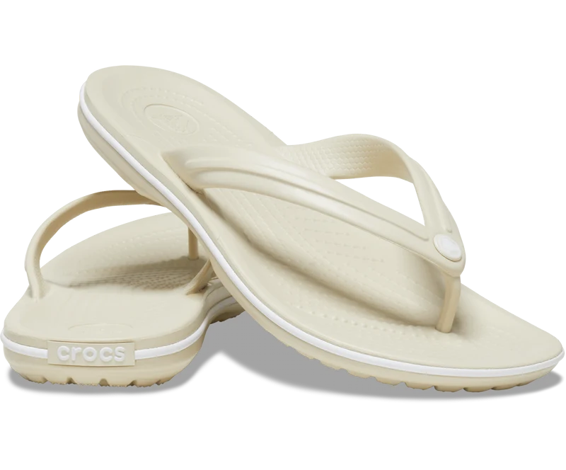 Crocs Unisex Crocband Flip Flop – Knochen