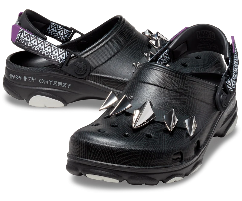 Crocs Unisex Black Panther All Terrain Clog – Schwarz
