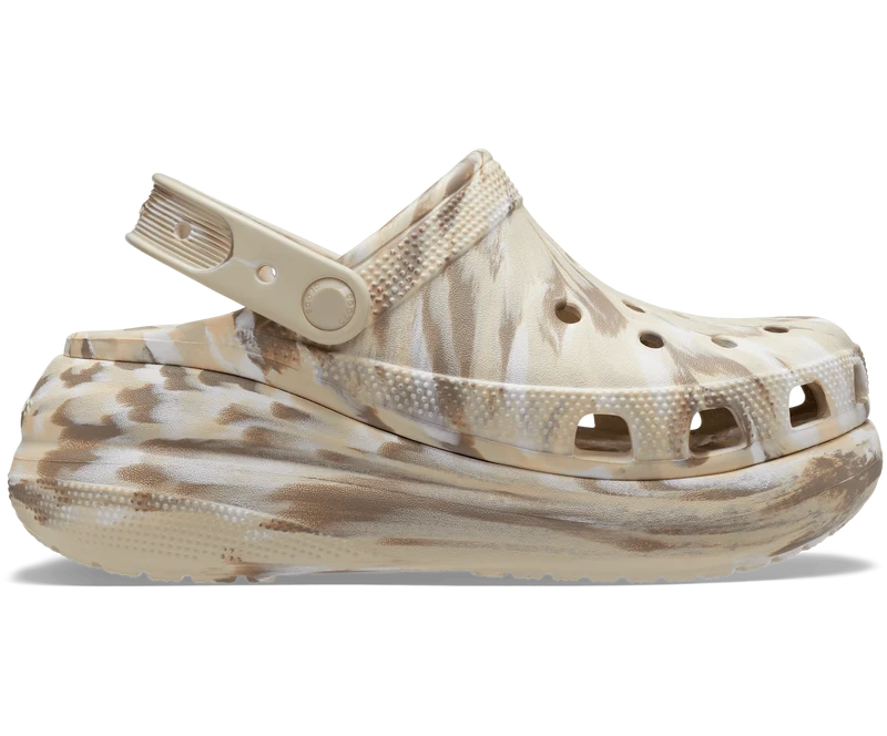 Crocs Unisex Classic Marbled Crush Clog – Knochen