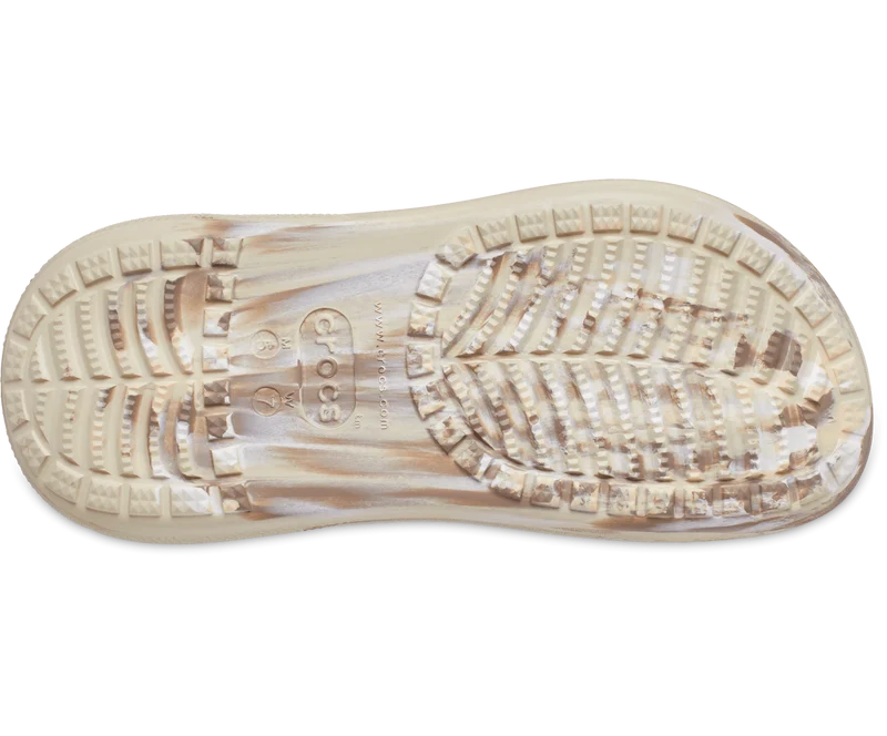 Crocs Unisex Classic Marbled Crush Clog – Knochen