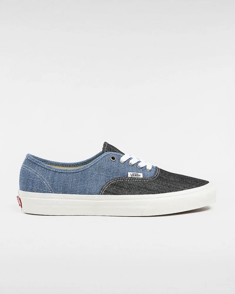 VANS Authentische Unisex-Sneaker aus Denim mit Gewinde – Blau / Weiß