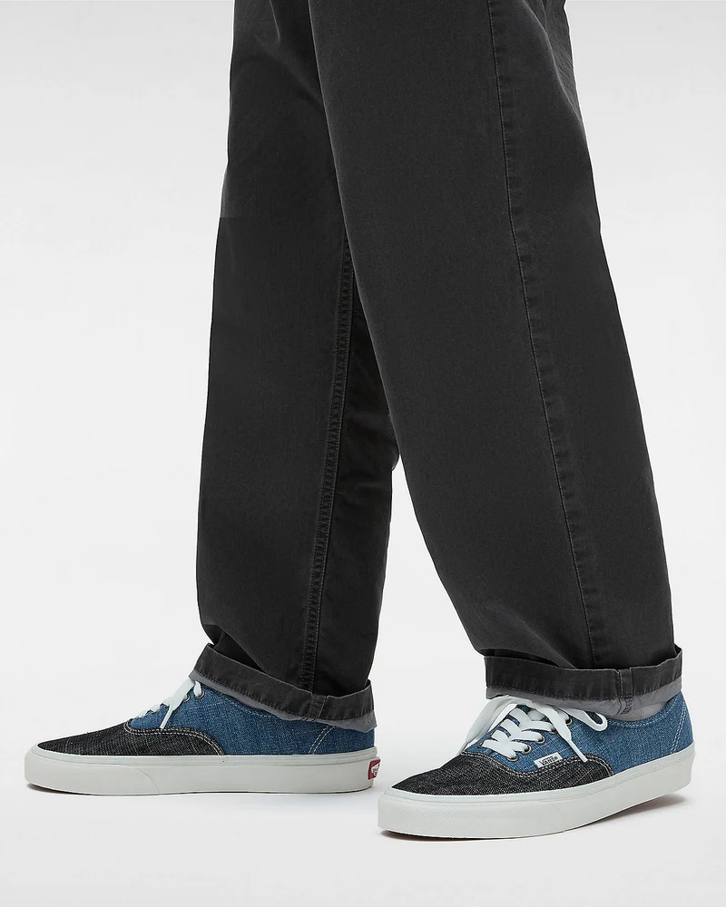 VANS Authentische Unisex-Sneaker aus Denim mit Gewinde – Blau / Weiß