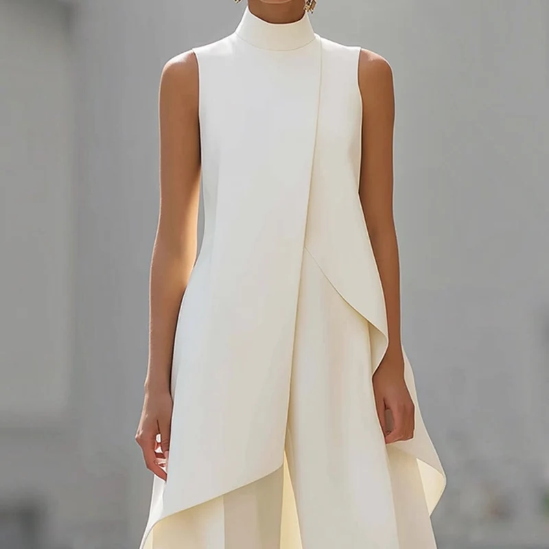 Jelyra | Modernes langes Kleid mit asymmetrischem Design