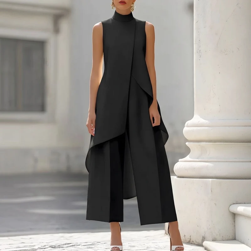 Jelyra | Modernes langes Kleid mit asymmetrischem Design