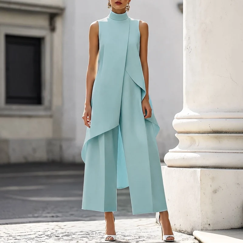 Jelyra | Modernes langes Kleid mit asymmetrischem Design