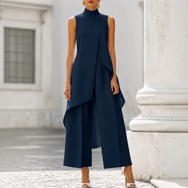 Jelyra | Modernes langes Kleid mit asymmetrischem Design