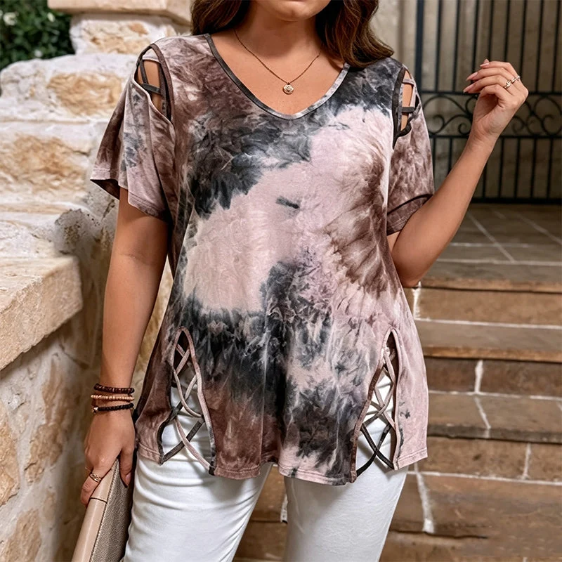Sorella | Lockeres Herzprint-T-Shirt für den Alltag